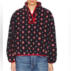 The Great. The Countryside Sherpa Polka-Dot Pullover